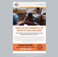 GymCube Email Template